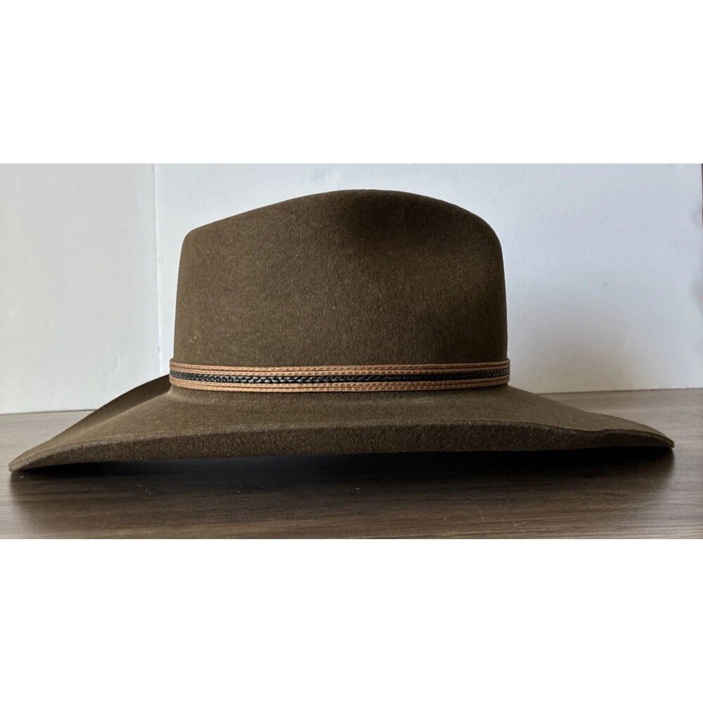 New In BOX, Stetson The Rawlins Cowboy Hat, Size Medium, KB Oak Brown, 3.5” Brim - Picture 2 of 16